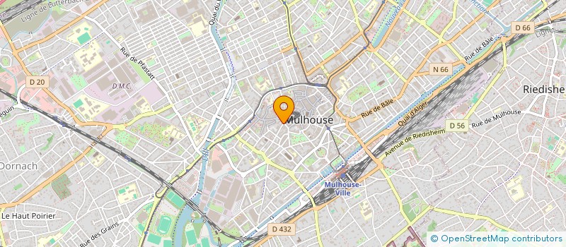 localisation de l'entreprise ASSOCIATION 102 DB  MULHOUSE