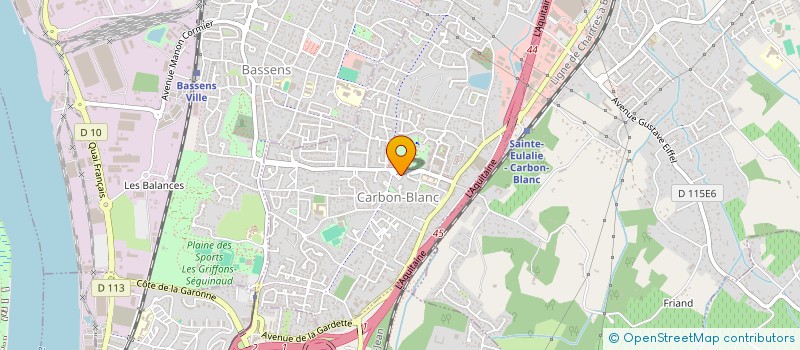 localisation de l'entreprise ASSOCIATION 1032  CARBON-BLANC