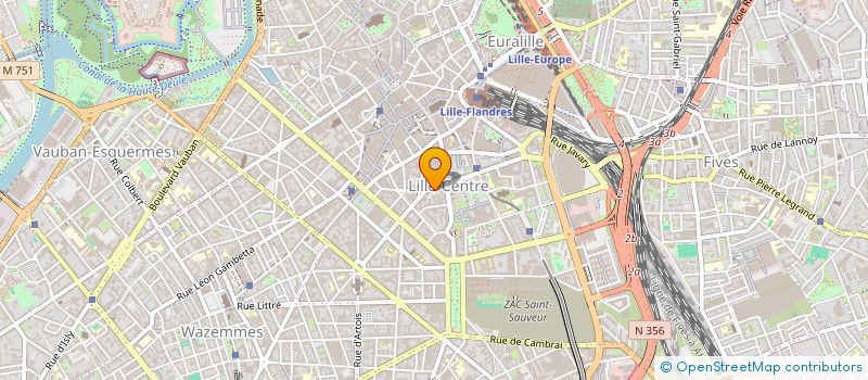 localisation de l'entreprise ASSOCIATION 12 PROD à LILLE
