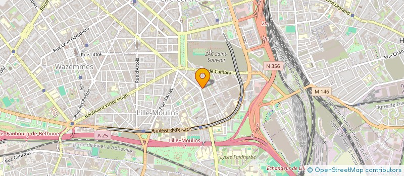 localisation de l'entreprise ASSOCIATION 123KLAN à LILLE