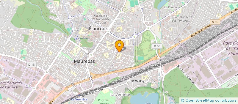 localisation de l'entreprise ASSOCIATION 1298  ELANCOURT