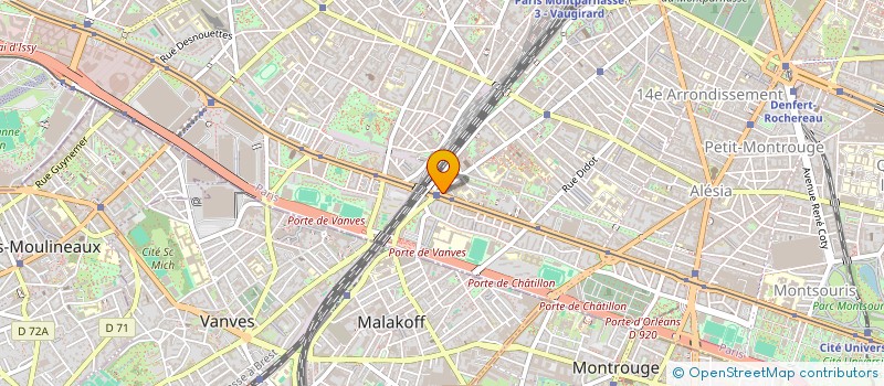 localisation de l'entreprise ASSOCIATION 14E EN FETE  PARIS