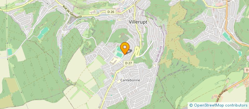 localisation de l'entreprise ASSOCIATION 18'PAS  VILLERUPT