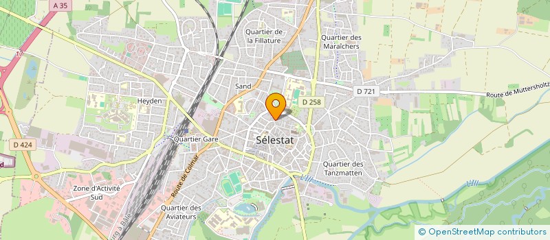 localisation de l'entreprise ASSOCIATION 1978 RECORDS  SELESTAT