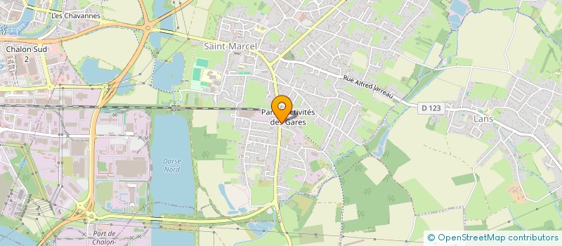 localisation de l'entreprise ASSOCIATION 2 AILES ET 4 PATTES  SAINT-MARCEL