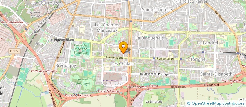 localisation de l'entreprise ASSOCIATION 2000  RENNES
