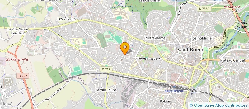localisation de l'entreprise ASSOCIATION 212 à SAINT-BRIEUC