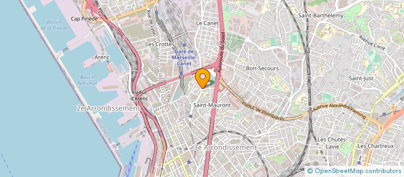 localisation de l'entreprise ASSOCIATION 26 B à MARSEILLE