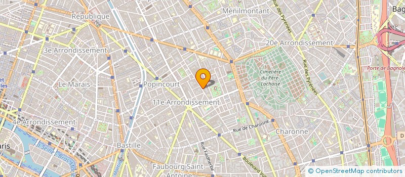 localisation de l'entreprise ASSOCIATION 2BE  PARIS