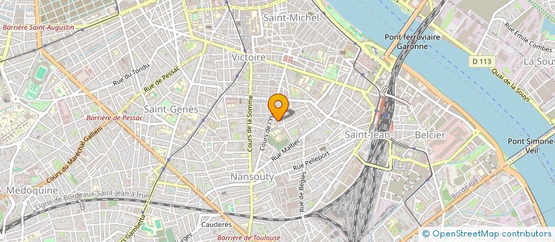 localisation de l'entreprise ASSOCIATION 2SI2LA  BORDEAUX