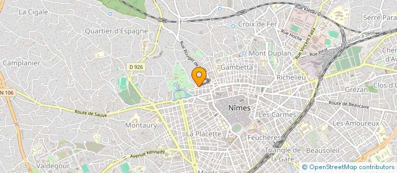 localisation de l'entreprise ASSOCIATION 325  NIMES