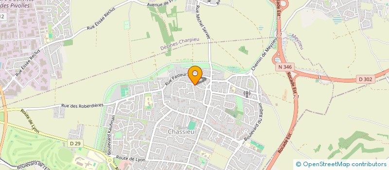 localisation de l'entreprise ASSOCIATION 3AD  CHASSIEU