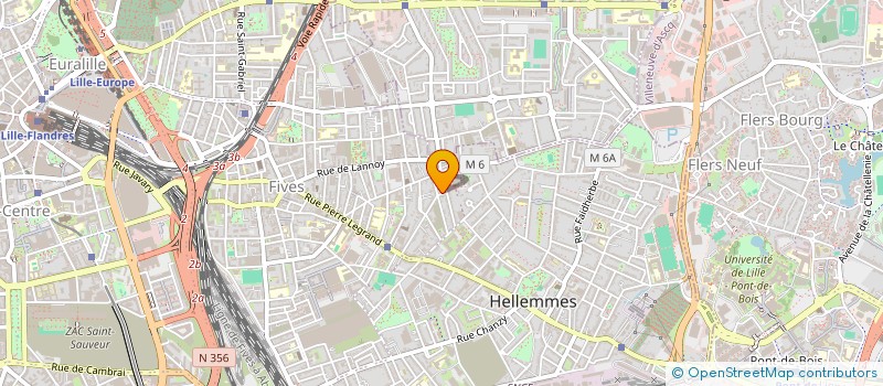 localisation de l'entreprise ASSOCIATION 3CM à LILLE