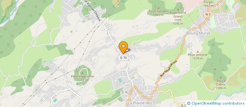 localisation de l'entreprise ASSOCIATION 3EME JEUNESSE LES HORTENSIAS  LE TAMPON