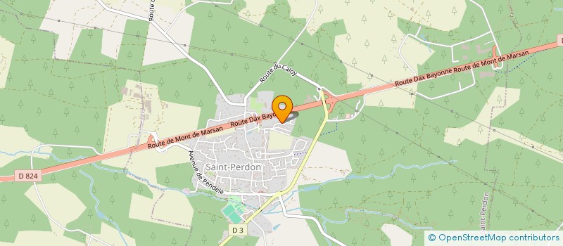 localisation de l'entreprise ASSOCIATION 440  SAINT-PERDON