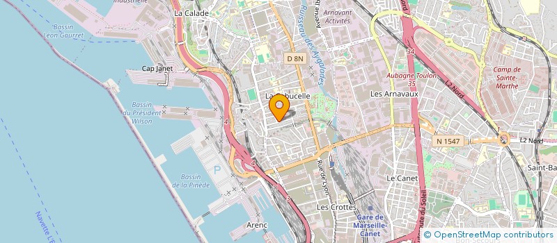 localisation de l'entreprise ASSOCIATION à MARSEILLE