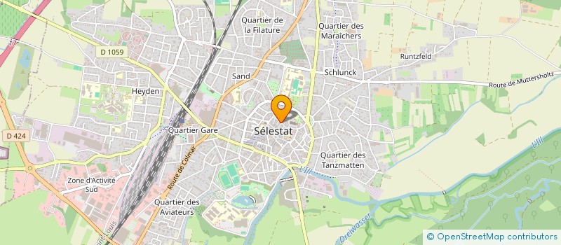 localisation de l'entreprise ASSOCIATION à SELESTAT