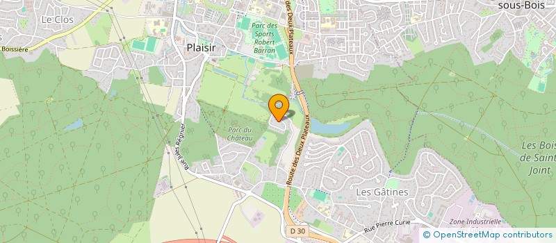 localisation de l'entreprise ASSOCIATION 4L BRETAQUITAINE à PLAISIR