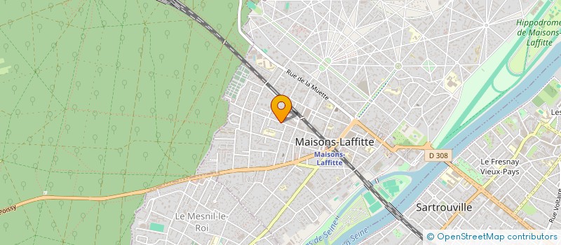 localisation de l'entreprise ASSOCIATION 4L - EN ROUE LIBRE à MAISONS-LAFFITTE