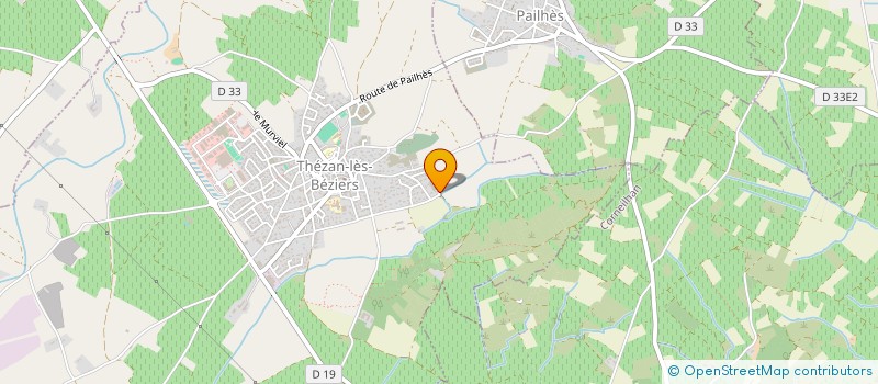 localisation de l'entreprise ASSOCIATION 4L'OCCITANE  THEZAN-LES-BEZIERS