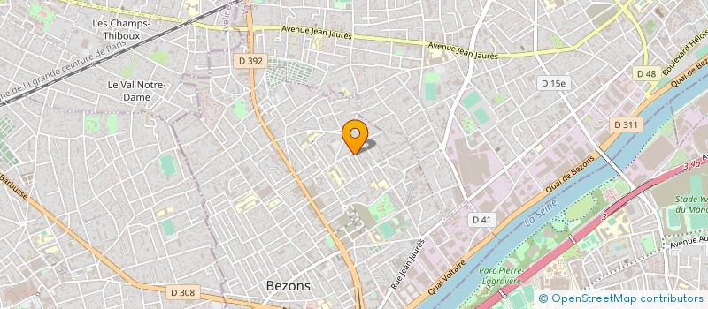 localisation de l'entreprise ASSOCIATION à BEZONS