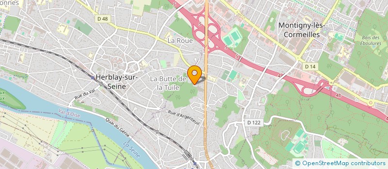 localisation de l'entreprise ASSOCIATION  MONTIGNY-LES-CORMEILLES