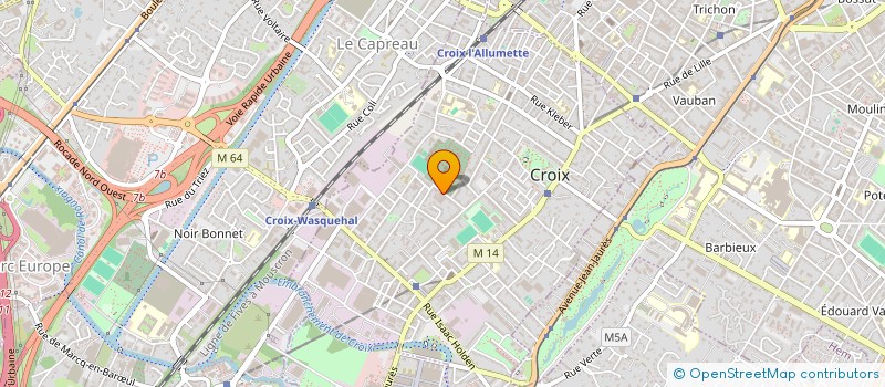 localisation de l'entreprise ASSOCIATION à CROIX