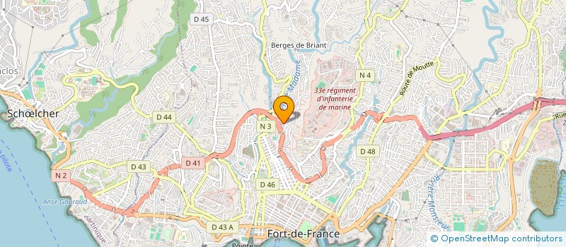 localisation de l'entreprise ASSOCIATION 6K EVENT'S  FORT-DE-FRANCE