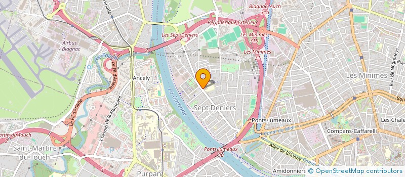 localisation de l'entreprise ASSOCIATION 7 ANIMES à TOULOUSE