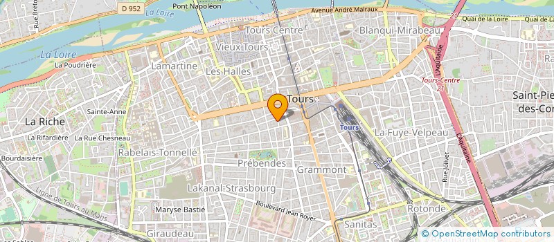 localisation de l'entreprise ASSOCIATION 7 RUE SIMIER  TOURS