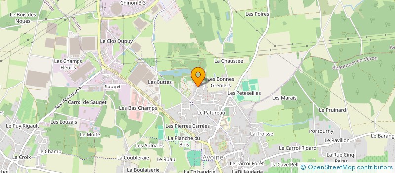 localisation de l'entreprise ASSOCIATION 733 à AVOINE
