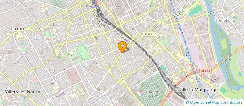 localisation de l'entreprise ASSOCIATION 7PTIK RECORDS  NANCY