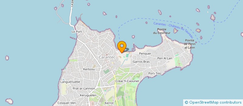 localisation de l'entreprise ASSOCIATION  CARANTEC