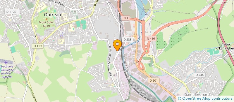 localisation de l'entreprise ASSOCIATION  OUTREAU