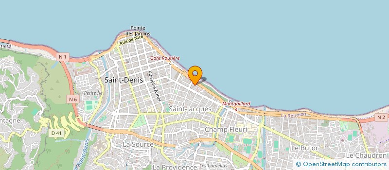 localisation de l'entreprise ASSOCIATION 974 ARAP (ASSOCIATION REUNIONNAISE D AIDE AUX PERSONNES) à SAINT-DENIS