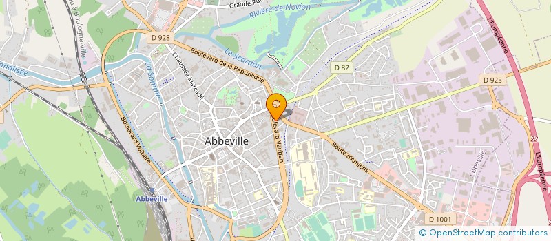localisation de l'entreprise ASSOCIATION A.A.M.I.C.A à ABBEVILLE
