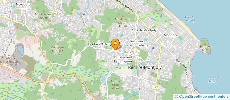 localisation de l'entreprise ASSOCIATION A BON DANCE  REMIRE-MONTJOLY