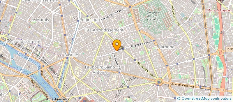 localisation de l'entreprise ASSOCIATION A BRAS LE CORPS  PARIS