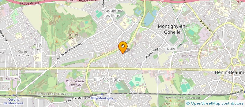 localisation de l'entreprise ASSOCIATION A C C M à BILLY MONTIGNY