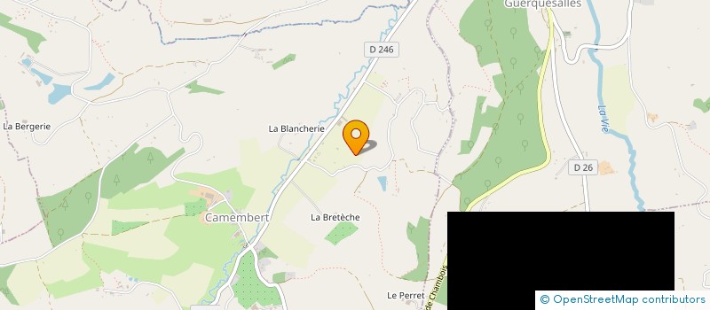 localisation de l'entreprise ASSOCIATION A.D.C.P.P.L. à CAMEMBERT