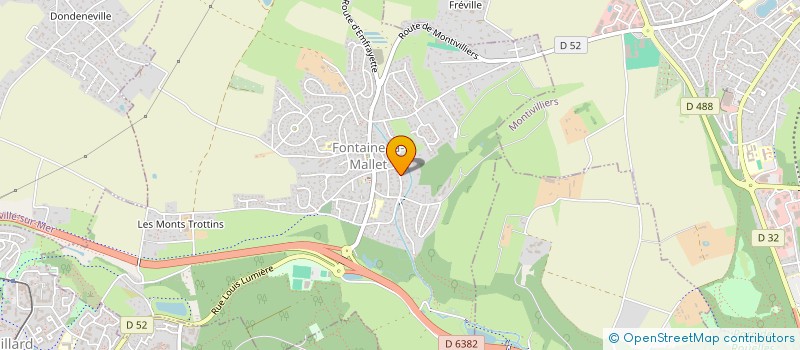 localisation de l'entreprise ASSOCIATION  A D P F  FONTAINE-LA-MALLET