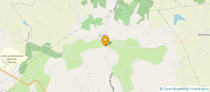 localisation de l'entreprise ASSOCIATION A DEUX PAS D ICI  CLAIRAC