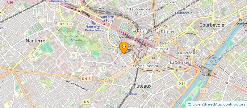 localisation de l'entreprise ASSOCIATION A GESTION SOCIALE à PUTEAUX