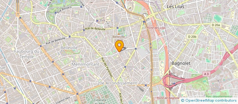 localisation de l'entreprise ASSOCIATION A.H.M.E.D  PARIS