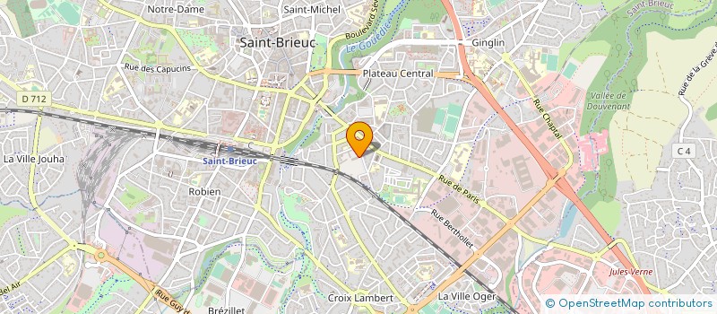 localisation de l'entreprise ASSOCIATION A.K. ENTREPOT à SAINT-BRIEUC