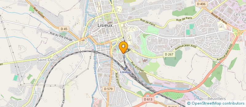 localisation de l'entreprise ASSOCIATION A L'ECOLE DES FLEURS OHARA NORMANDIE à LISIEUX