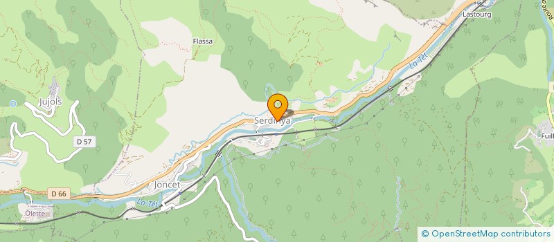 localisation de l'entreprise ASSOCIATION A L'OMBRE DES CHATAIGNIERS à SERDINYA