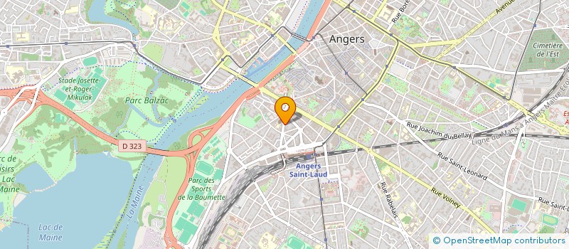 localisation de l'entreprise ASSOCIATION A LA SAUCE CHIENDENT à ANGERS