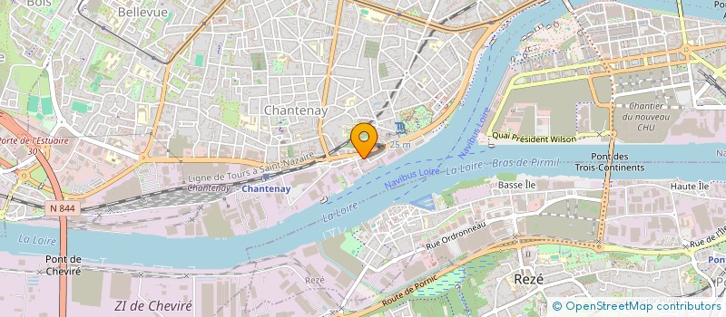 localisation de l'entreprise ASSOCIATION A MAIN LEVEE  NANTES