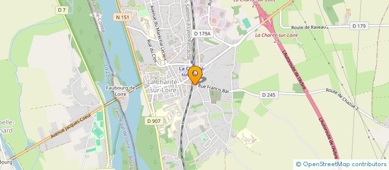localisation de l'entreprise ASSOCIATION A MI VOIX à LA CHARITE SUR LOIRE